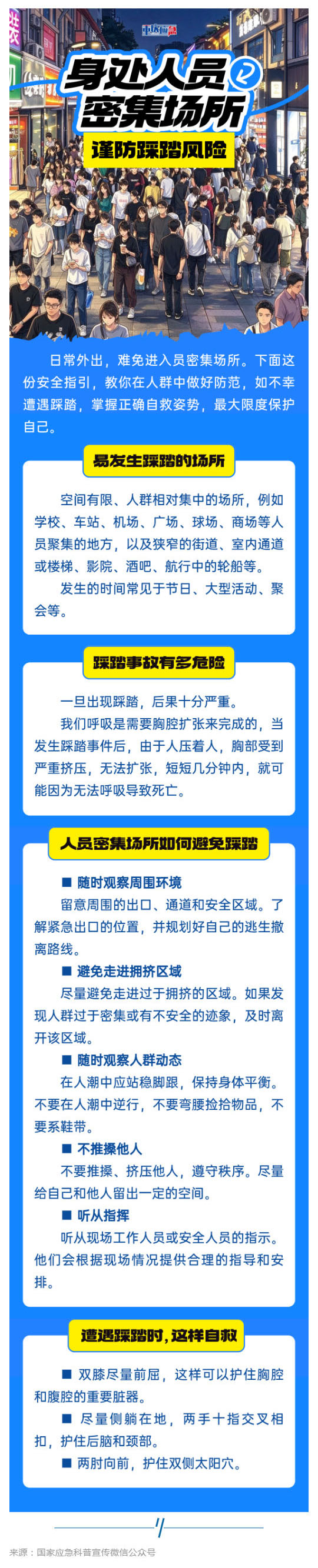 群防群治百日攻坚 (129)丨谨防踩踏，拒绝“人从众”伤害！_壹伴长图1.jpg